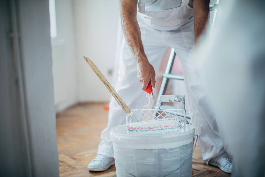 peinture crépi intérieur